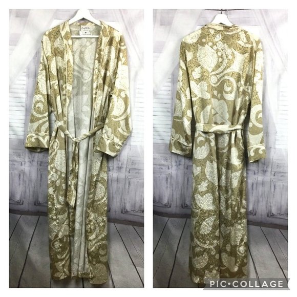 Vintage Mary McFadden Satin Robe - Picture 1 of 12